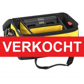 2-in-1 dubbele acculader-opbergtas